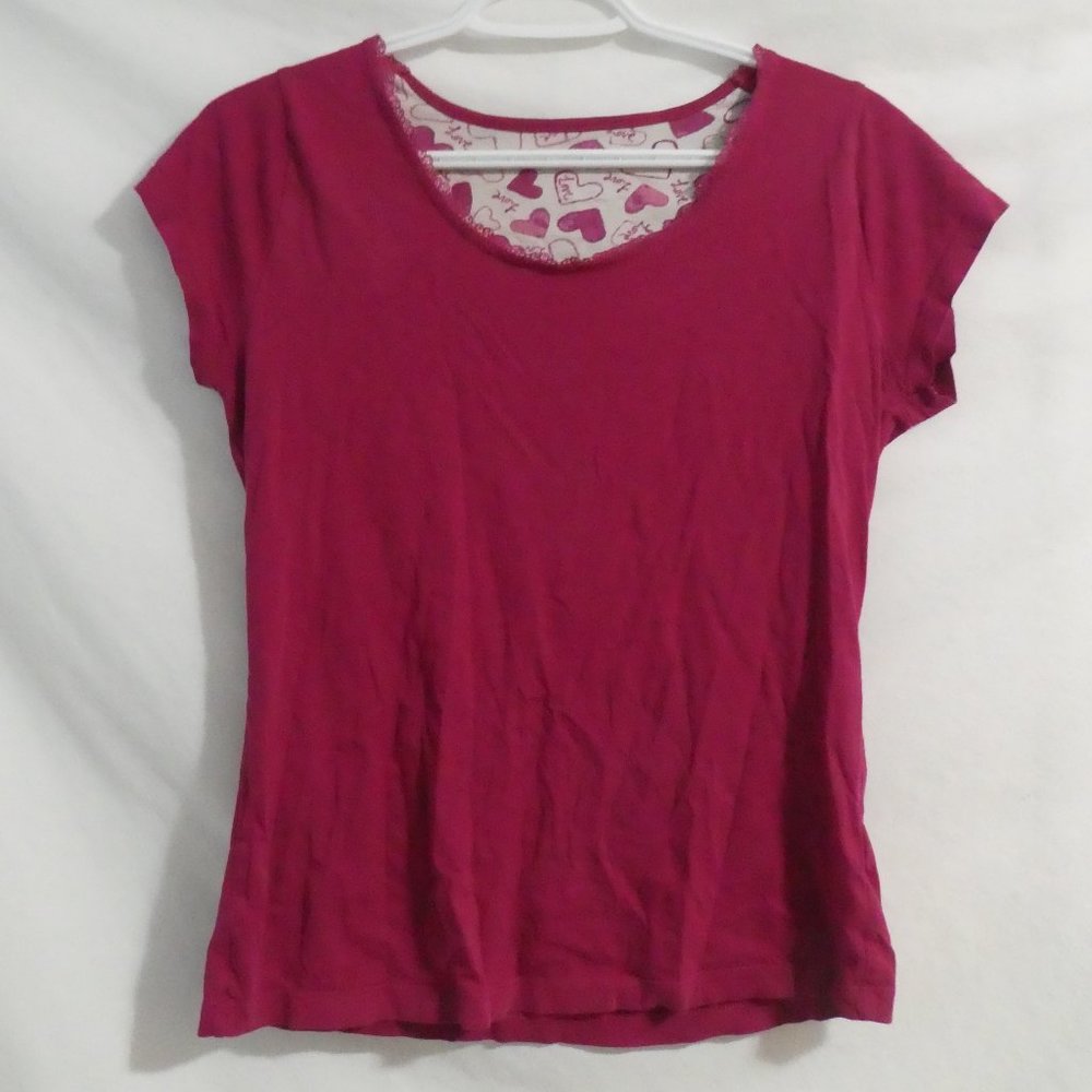 LOVE | Scoop Neck Short Sleeve T-Shirt / Tee Shirt | Top